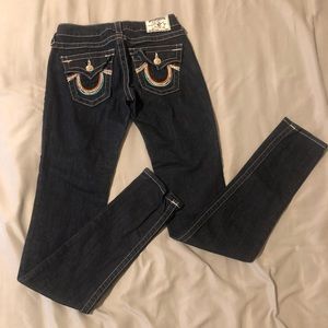 NEVER WORN True Religion dark denim jeans